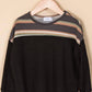12Pm By Mon Ami - Girls Stripe Waffle Knit Top