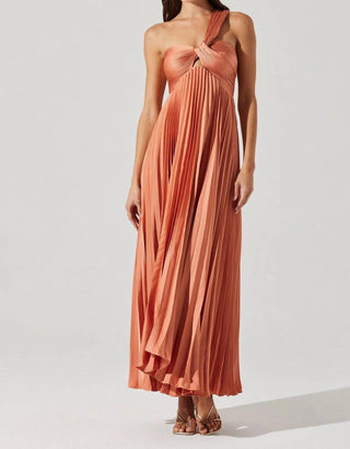 Astr - Rasya Pleated Maxi Dress