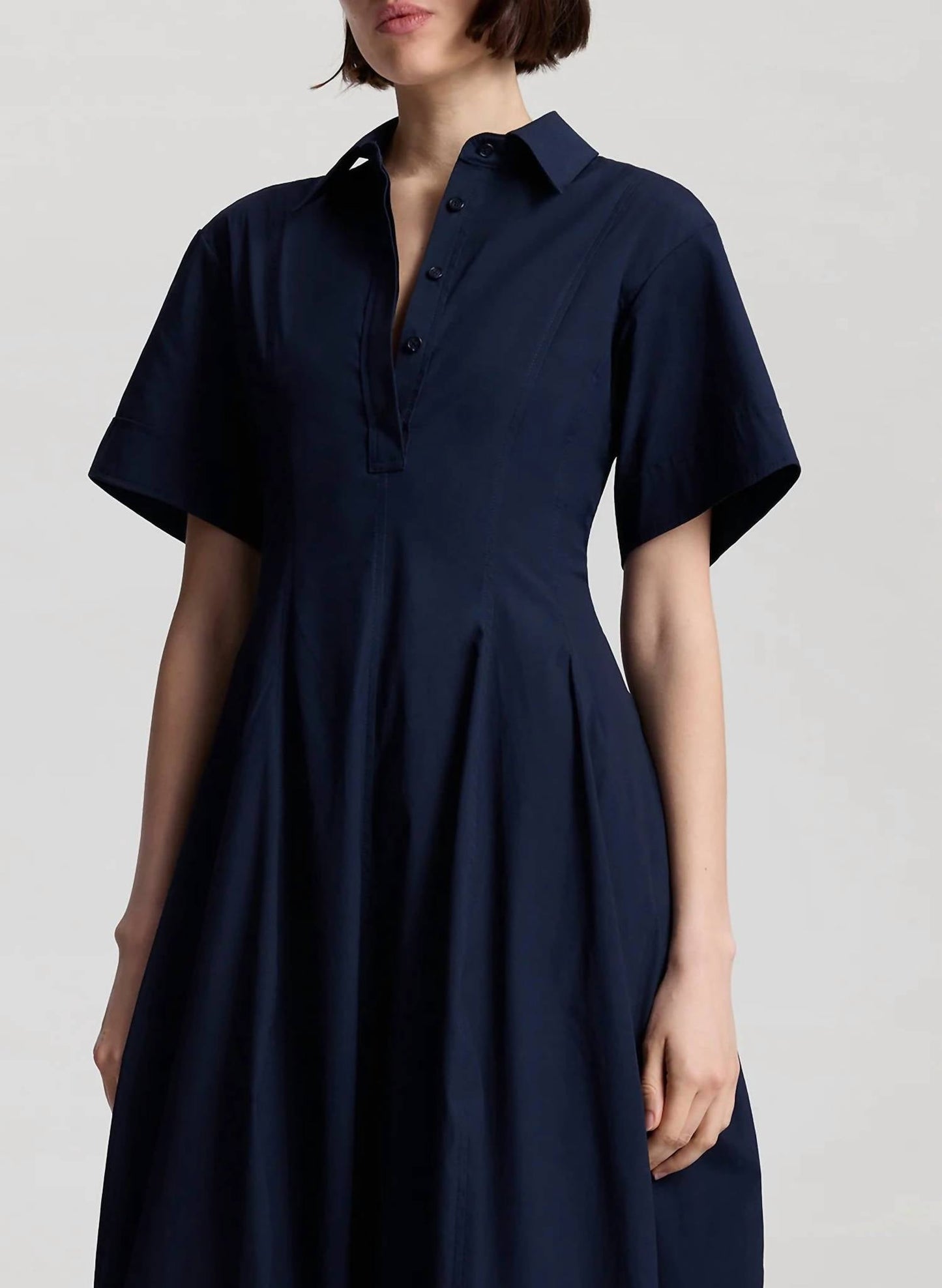 A.L.C. - Della Stretch Cotton Midi Dress