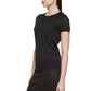 Enza Costa - Costa Lamé Short Sleeve Sweater