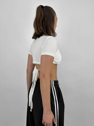 Mimosa - Crew Neck Cropped Underwire Tee