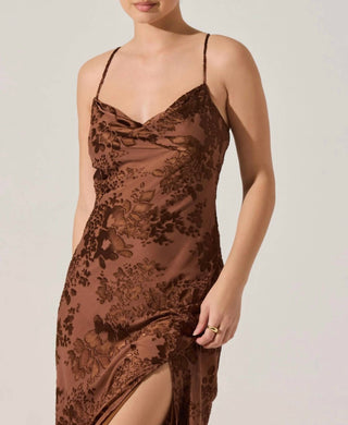 Astr - Gaia Burnout Midi Dress