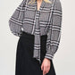 Joseph Ribkoff - Georgette Plaid Puff Sleeve Top