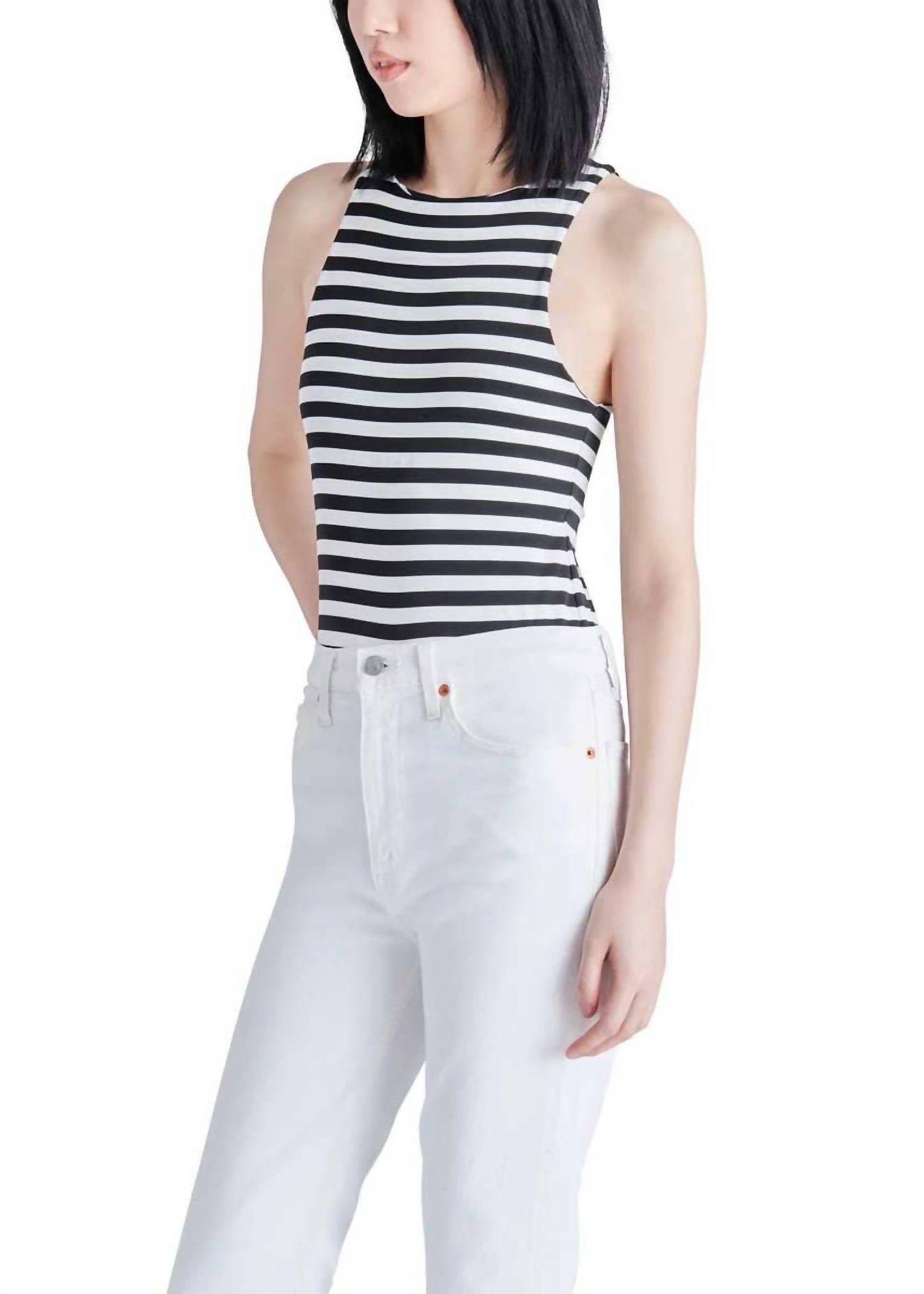 Steve Madden - Nicco Striped Bodysuit