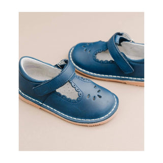 L'Amour - Baby Girl Angie Scalloped Mary Jane Shoes