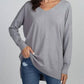 Dreamers By Debut - Super Soft Stretch V Neck Tunic Top