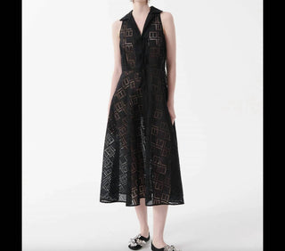 Beatrice .B - Broderie Chemisier Midi Dress