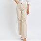 Judy Blue - High Waist Garment Dyed Destroyed Jeans