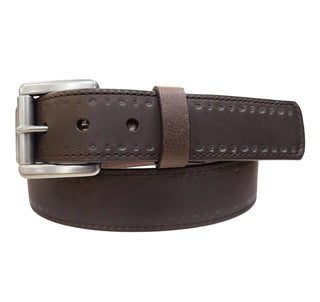 Lejon Leather Goods - Men's Fargo Bison Leather Usa Belt
