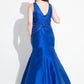 Rachel Allan - Beaded Mikado Mermaid Prom Gown