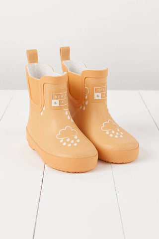 Grass & Air - Colour-changing Kids Rain Boots