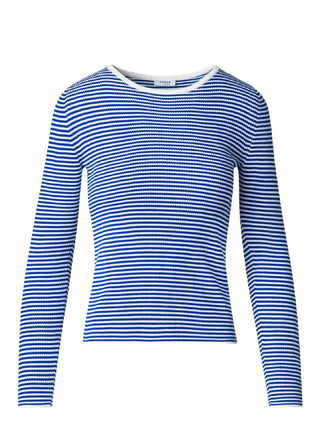 Akris Punto - Merino Sailor Stripe Round Neck Sweater