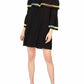 Entro - Off The Shoulder Bell Sleeve Dress