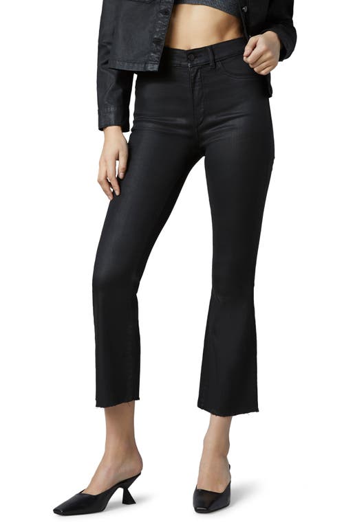 DL1961 Bridget High Waist Crop Bootcut Jeans - Black Coated
