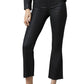 DL1961 Bridget High Waist Crop Bootcut Jeans - Black Coated
