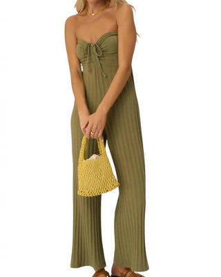 Project Social T - Marseille Strapless Rib Jumpsuit