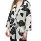 Joseph Ribkoff - JACQUARD FLORAL STRAIGHT JACKET