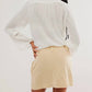 Free People - Can't Blame Me Linen Mini Skirt