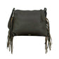 American West - Women's Hand Woven Tapestry Zip Top Shoulder Bag With Fringe