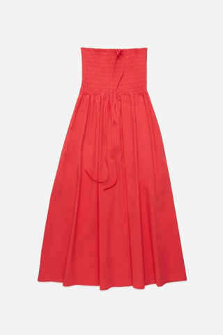 Deluc - Osorio Smocked Halter A-line Dress