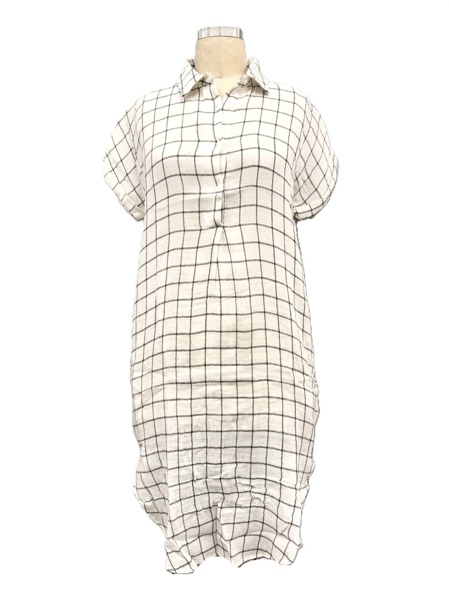 Paparazzi - Women's Double Face Plain Short Dress