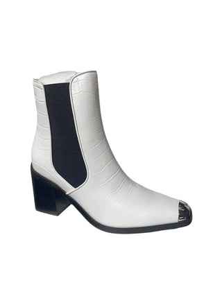 Senso - Women's Sky Ice Crocodile-embossed Leather Mid-calf Boots
