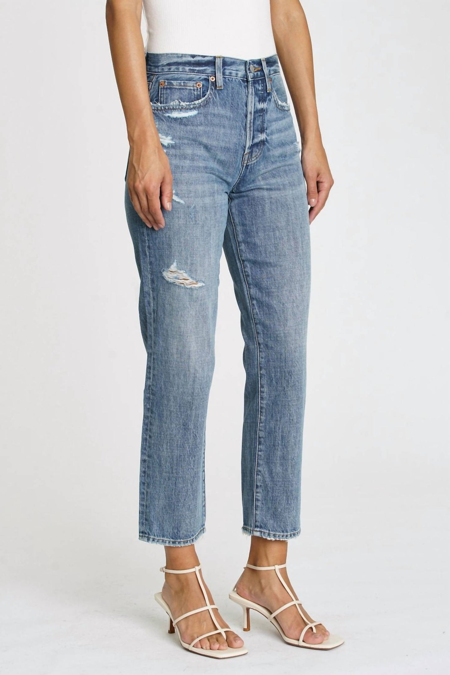 Pistola - Charlie High Rise Straight Jeans