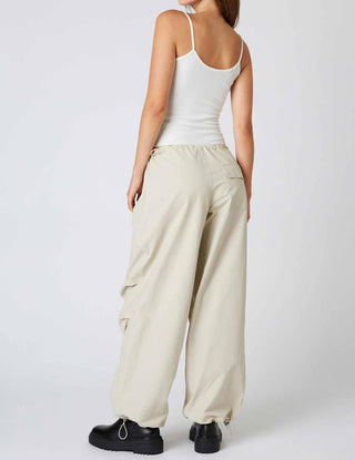 Cotton Candy - Drawstring Detail Parachute Pant