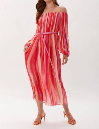 Ecru - Lawrence Off The Shoulder Dress