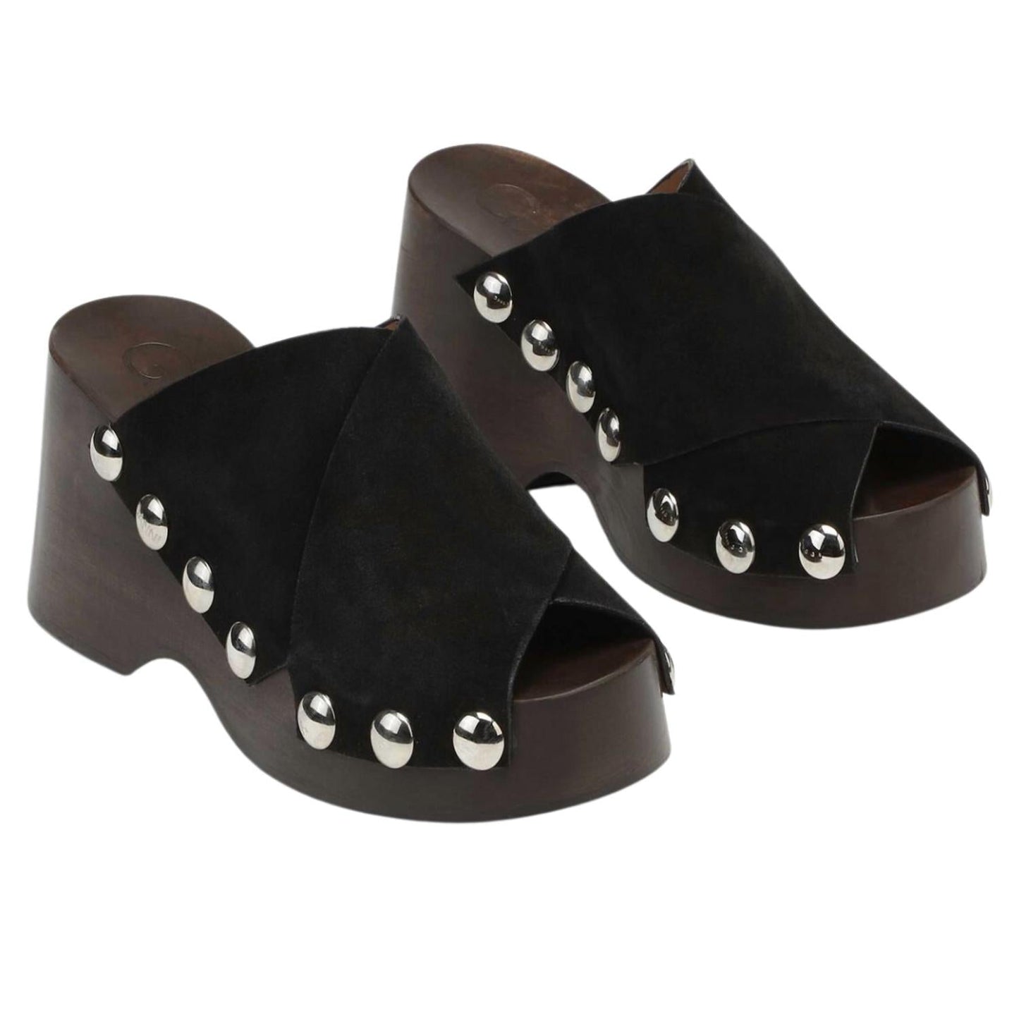Ganni - WEDGE CLOGS