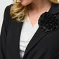 Joseph Ribkoff - Flower Pin Boxy Blazer Jacket