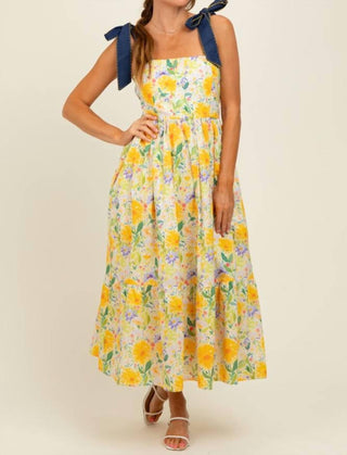 Entro - Summer Petals Maxi Dress