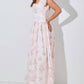 Baevely By Wellmade - Florence Floral Scallop Lace Maxi Dress