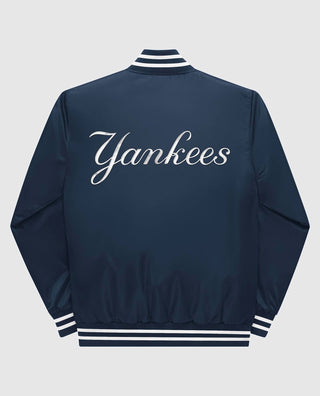 Starter - Unisex New York Yankees Varsity Satin Full Snap Jacket