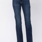 Judy Blue - Mid Rise Straight Leg Non Distressed Jean