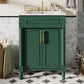 Bathroom Vanity With Integrated Sink and 2 Door Cabinet