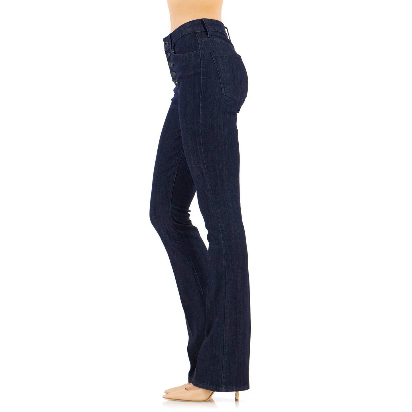 Morrison Denim - Starlet Boot Cut Exposed Button Fly Jeans