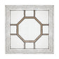Antique Style Decorative Square Wall Mirror with Mirrored Frame