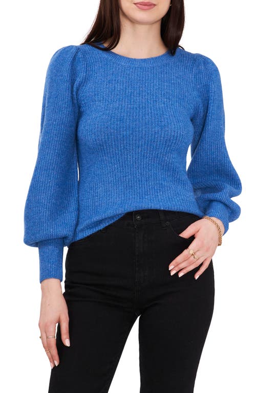 1.STATE Balloon Sleeve Sweater in Palace Blue, Size X-Large