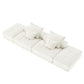 Modern Oversized DIY Combination Modular Sectional Sofa With Pillows