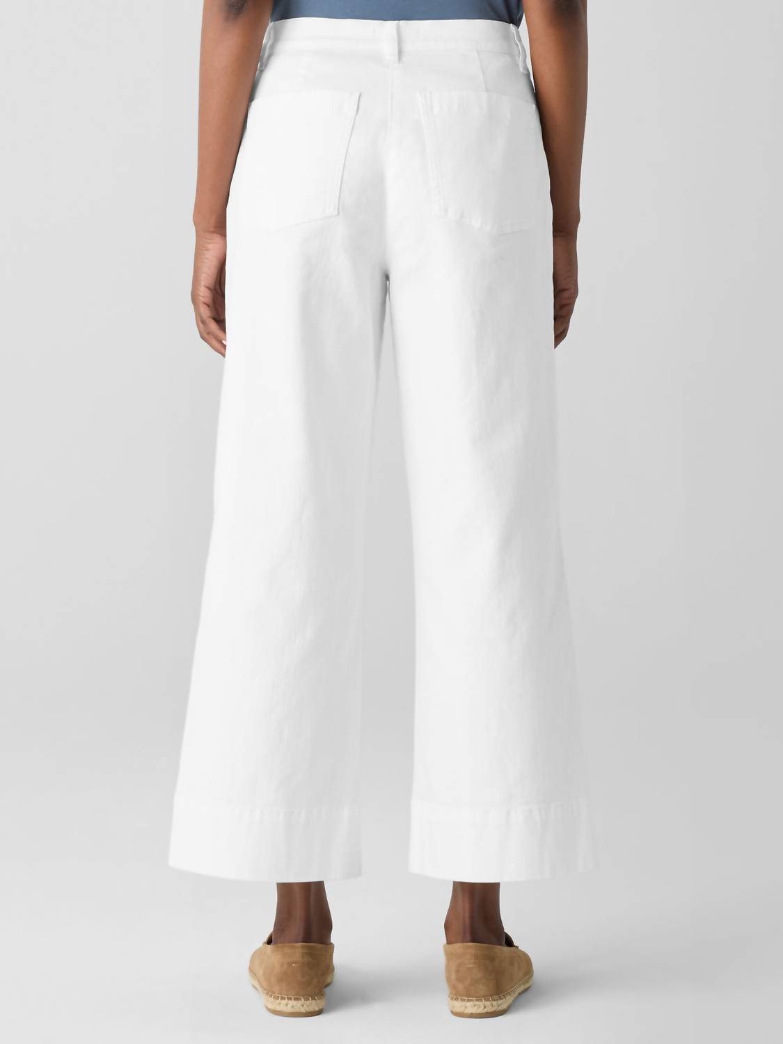 Eileen Fisher - Women's Garment Dyed Organic Cotton Denim Jeans