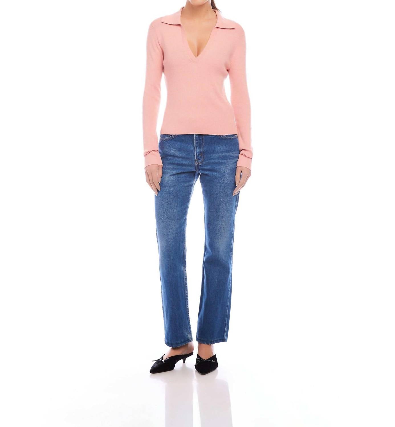 Fifteen Twenty - Rory V-neck Knit Sweater