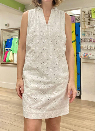 Fdj - Eyelet Mini Dress