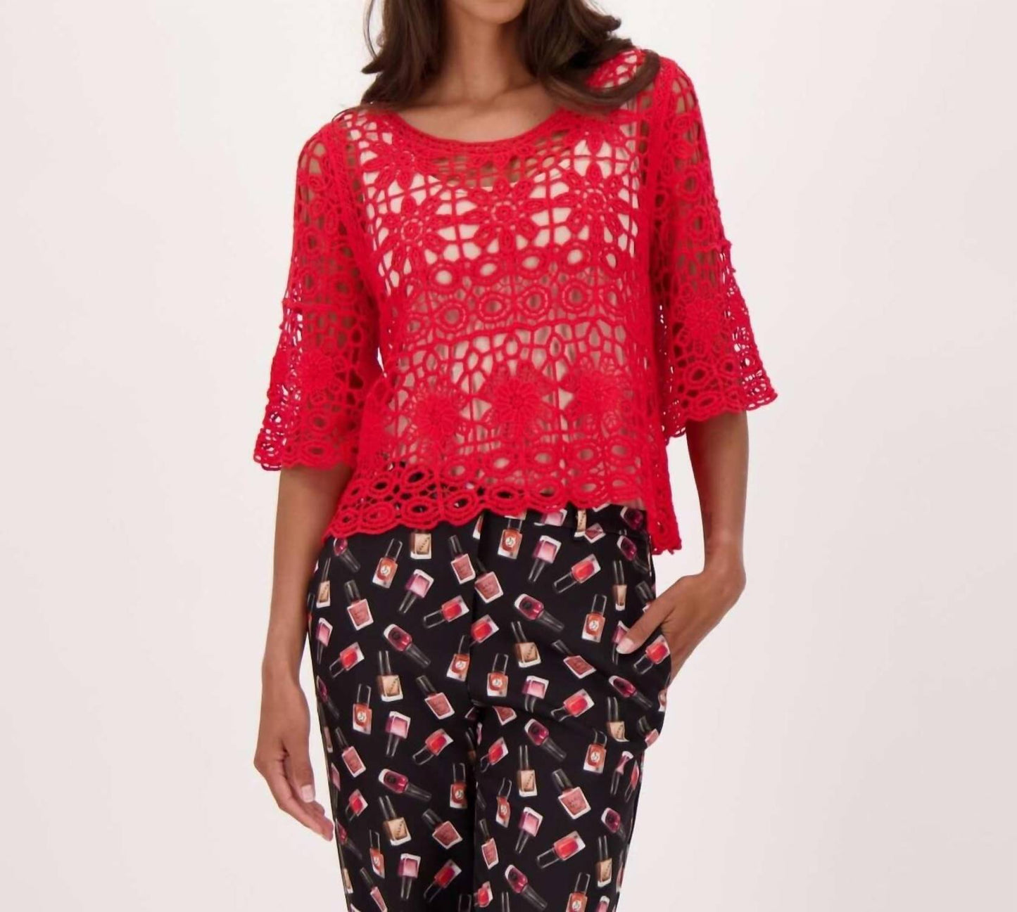 Gabby Isabella - Crochet Knit Cover Up
