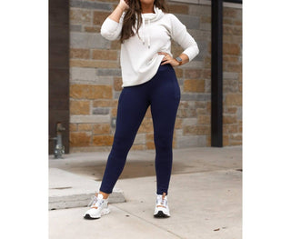 Julia Rose - Nicole Fleece Full Length With Pocket Leggings