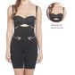 Siluets - Slimming Braless Mid-thigh Body Shaper With Latex