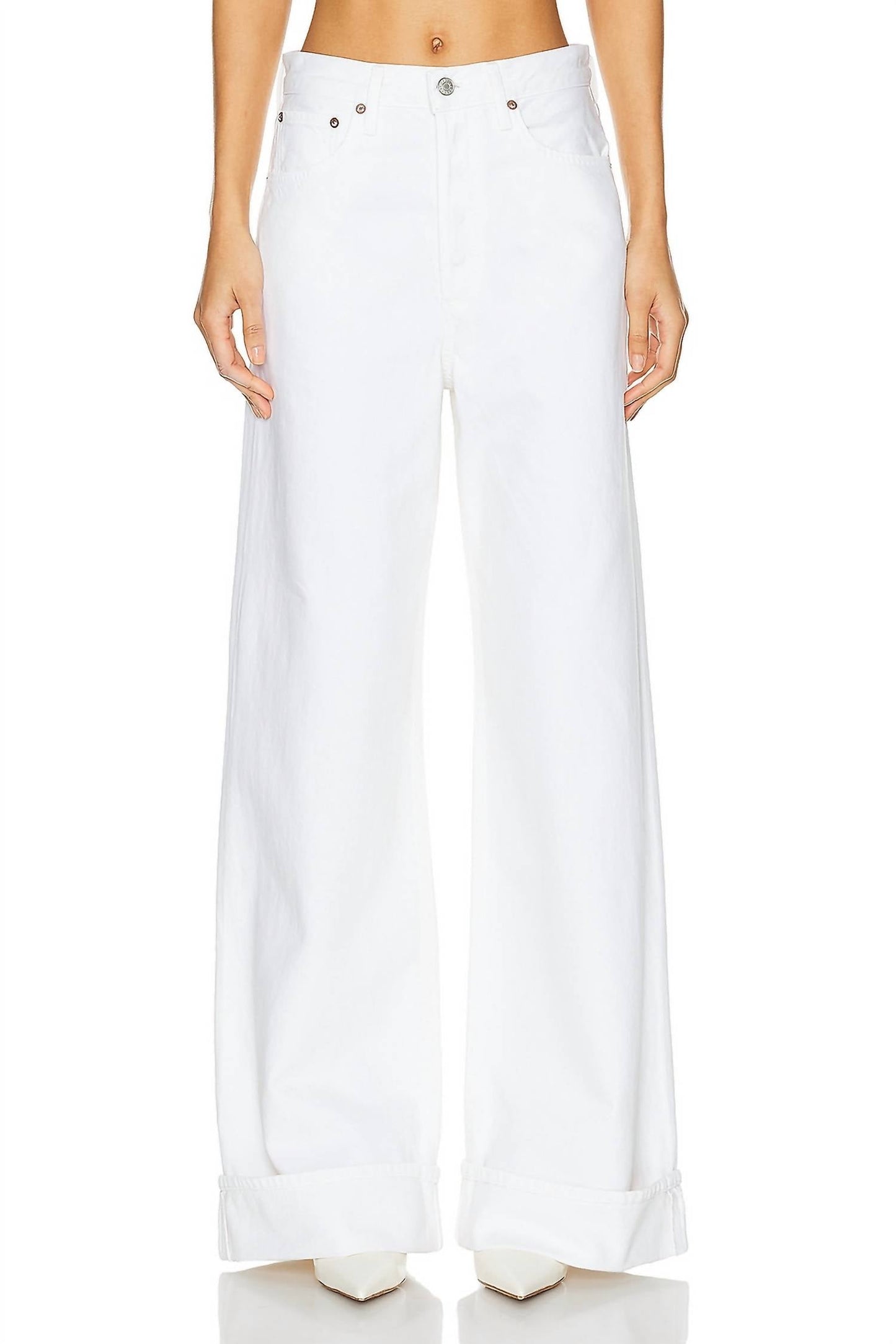 Agolde - Dame High Rise Wide Leg Jeans