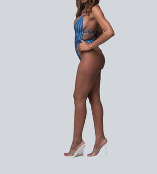 Porshia By Porshia Banks - Camille Striped Monokini