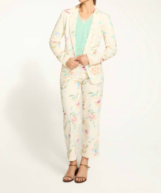 Fdj - Textured Printed Long Sleeves Blazer