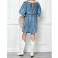 Veveret - Icewash Denim Mini Dress